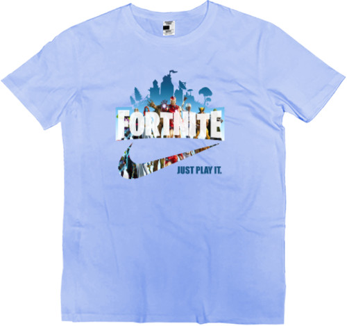 Men’s Premium T-Shirt - Just play it Fortnite 2 - Mfest