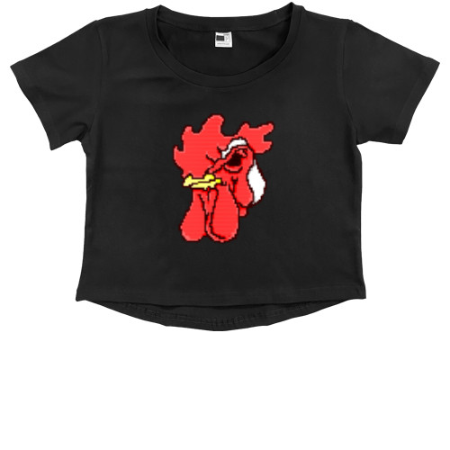 Kids' Premium Cropped T-Shirt -  Hotline Miami - Mfest