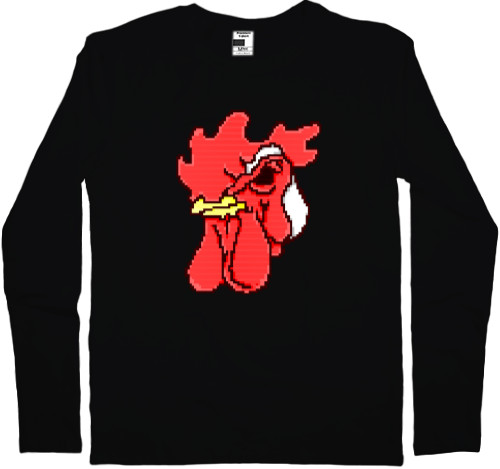 Men's Longsleeve Shirt -  Hotline Miami - Mfest