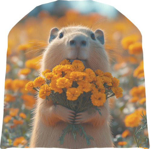 Hat 3D - Flower capybara - Mfest