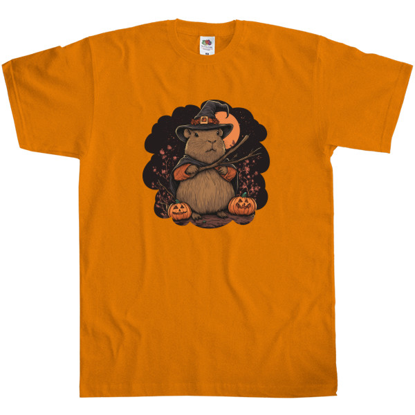 Men's T-Shirt Fruit of the loom - Capybara Halloween - Mfest