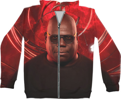 Kids' Zip-through Hoodie 3D - Carl Cox - Mfest