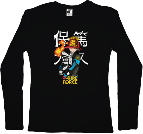 Women's Longsleeve Shirt - Fire Force Shinra Kusakabe - Mfest