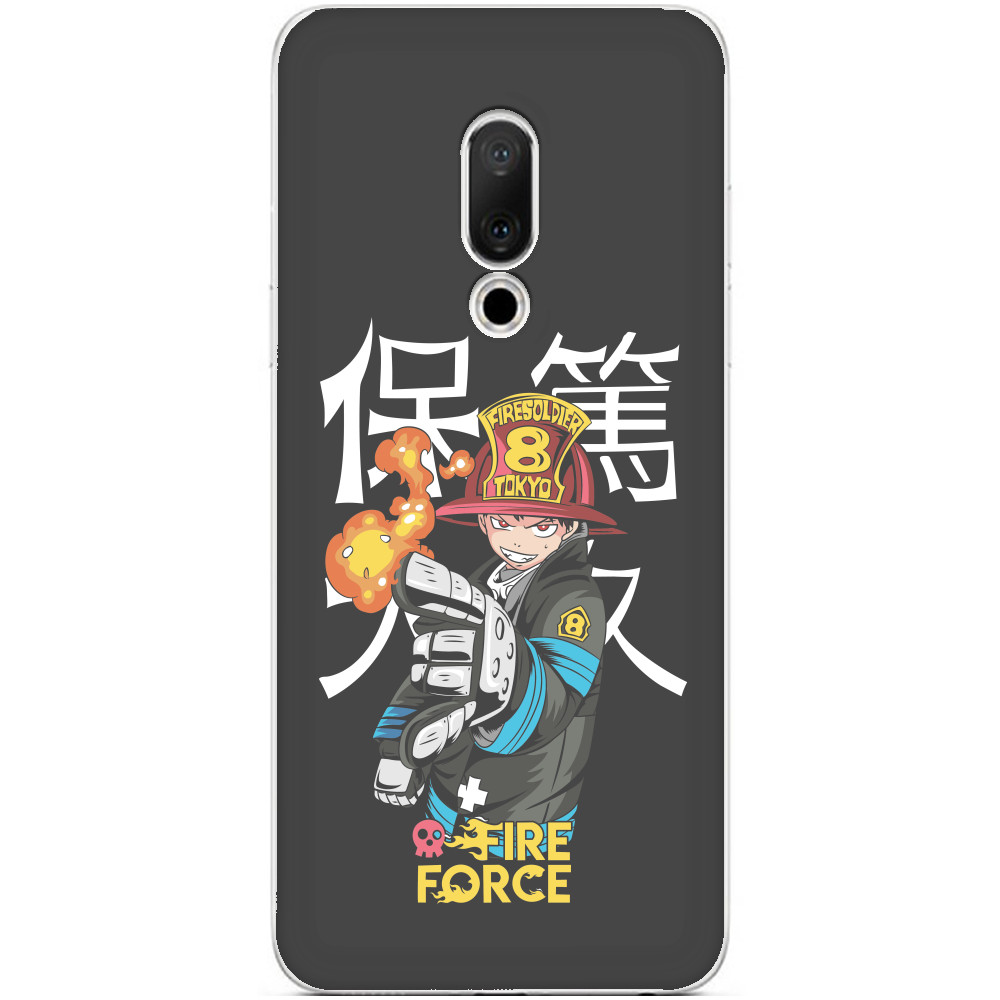 Чехол Meizu - Fire Force Shinra Kusakabe - Mfest