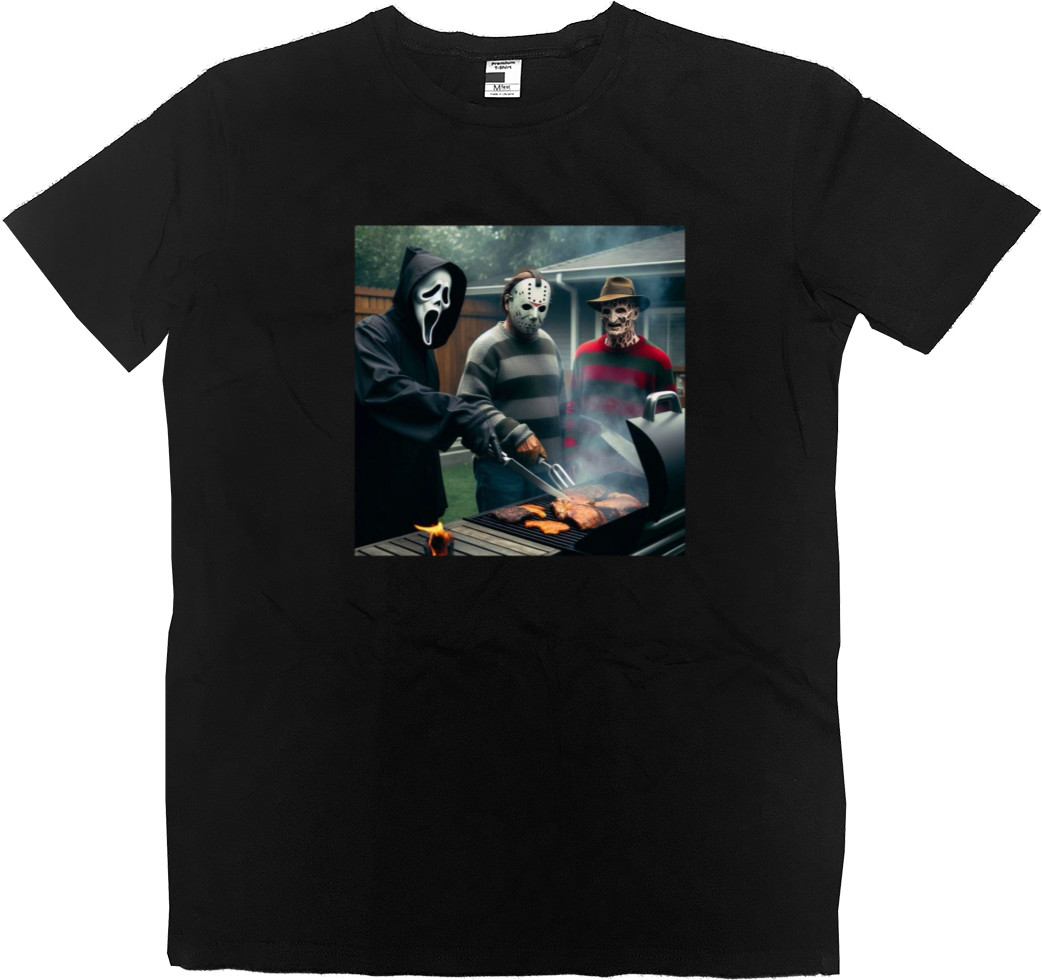 Men’s Premium T-Shirt - Jason, Freddy, Creek - Mfest