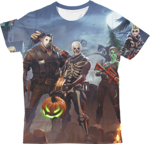 Man's T-shirt 3D - Fortnite Halloween - Mfest