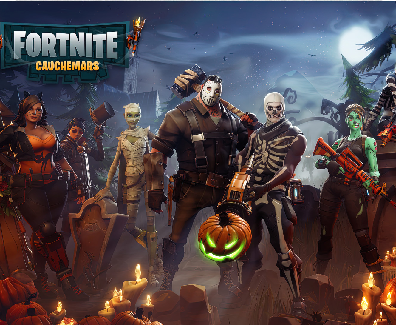 Mouse Pad - Fortnite Halloween - Mfest