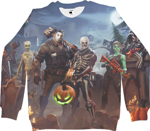 Women's Sweatshirt 3D - Fortnite Halloween - Mfest