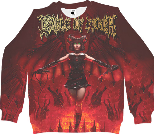 Men's Sweatshirt 3D - Cradle of filth - Mfest