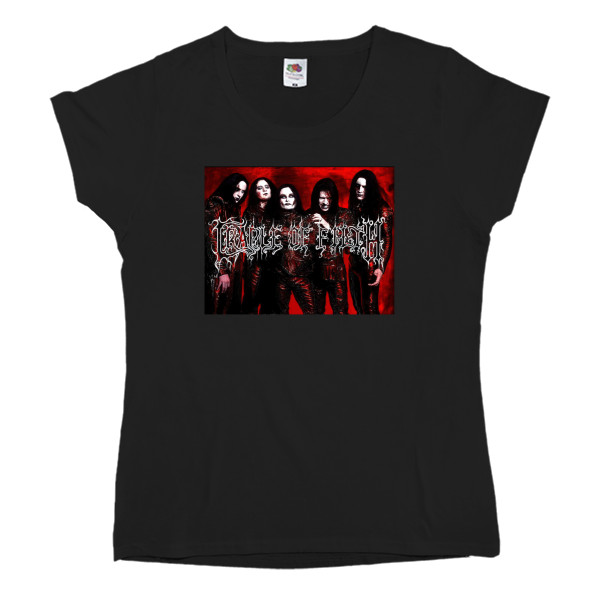 Women's T-shirt Fruit of the loom - Cradle of filth 3 - Mfest