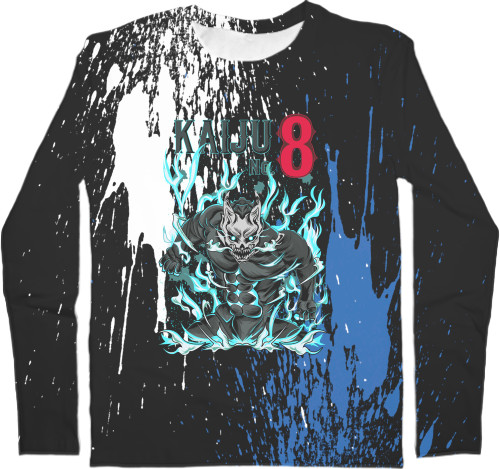 Men's Longsleeve Shirt 3D -  Kaiju 8 - Mfest