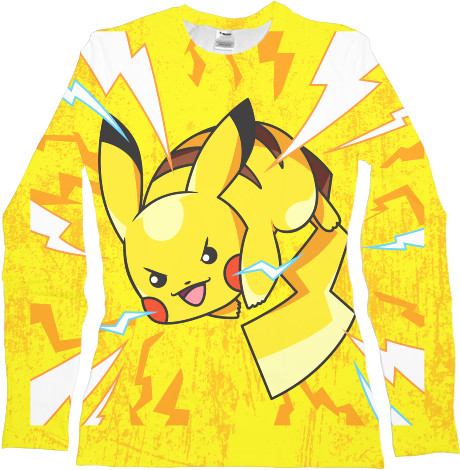 Women's Longsleeve Shirt 3D - Pokemon 25 - Mfest