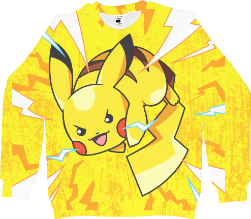 Women's Sweatshirt 3D - Pokemon 25 - Mfest