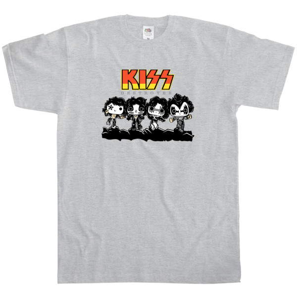 Men's T-Shirt Fruit of the loom - Kiss destroyer - Mfest