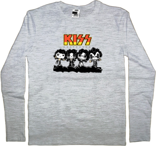 Kids' Longsleeve Shirt - Kiss destroyer - Mfest