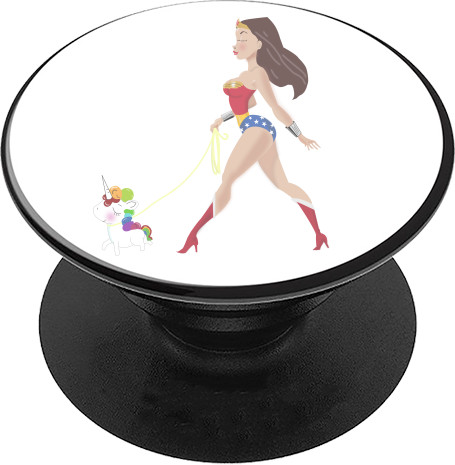 PopSocket -  A miracle woman walks her unicorn - Mfest