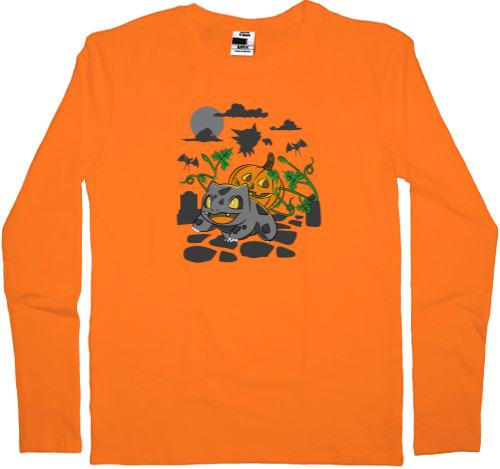 Women's Longsleeve Shirt - Bulbasaur Halloween - Mfest