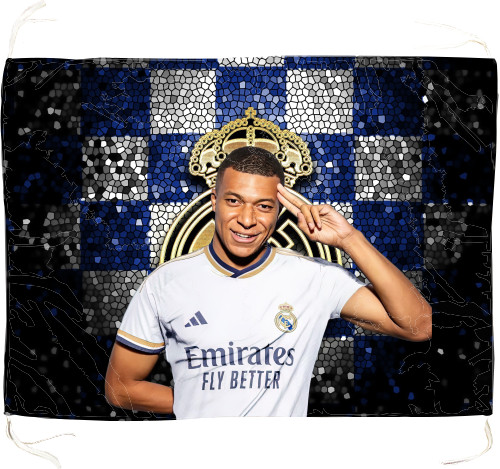 Flag - Kylian Mbappe real madrid - Mfest