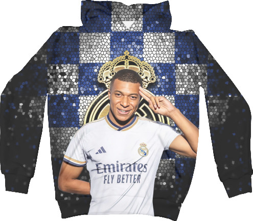 Unisex Hoodie 3D - Kylian Mbappe real madrid - Mfest