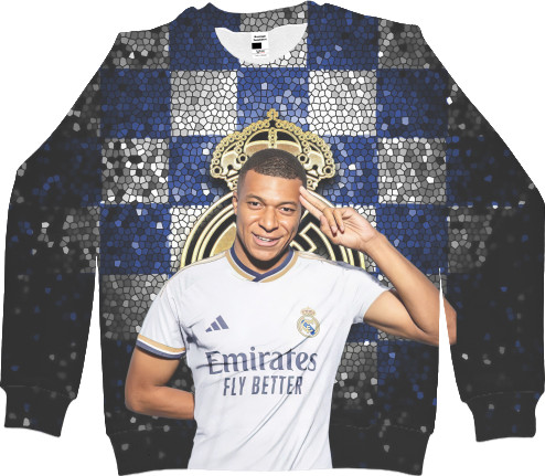 Women's Sweatshirt 3D - Kylian Mbappe real madrid - Mfest