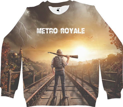 Men's Sweatshirt 3D - Pubg Metro Royale - Mfest