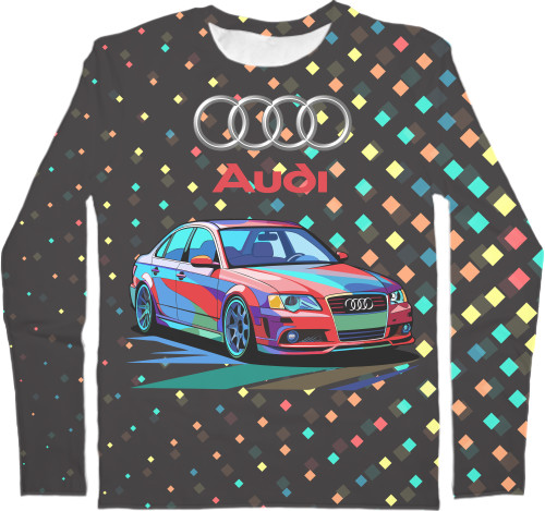 Kids' Longsleeve Shirt 3D - Audi 2 - Mfest