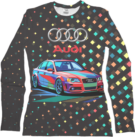 Women's Longsleeve Shirt 3D - Audi 2 - Mfest