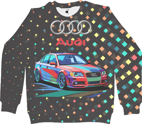 Kids' Sweatshirt 3D - Audi 2 - Mfest