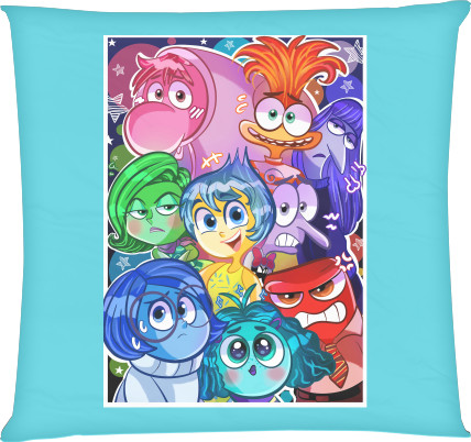 Square Throw Pillow - Inside Out 6 - Mfest