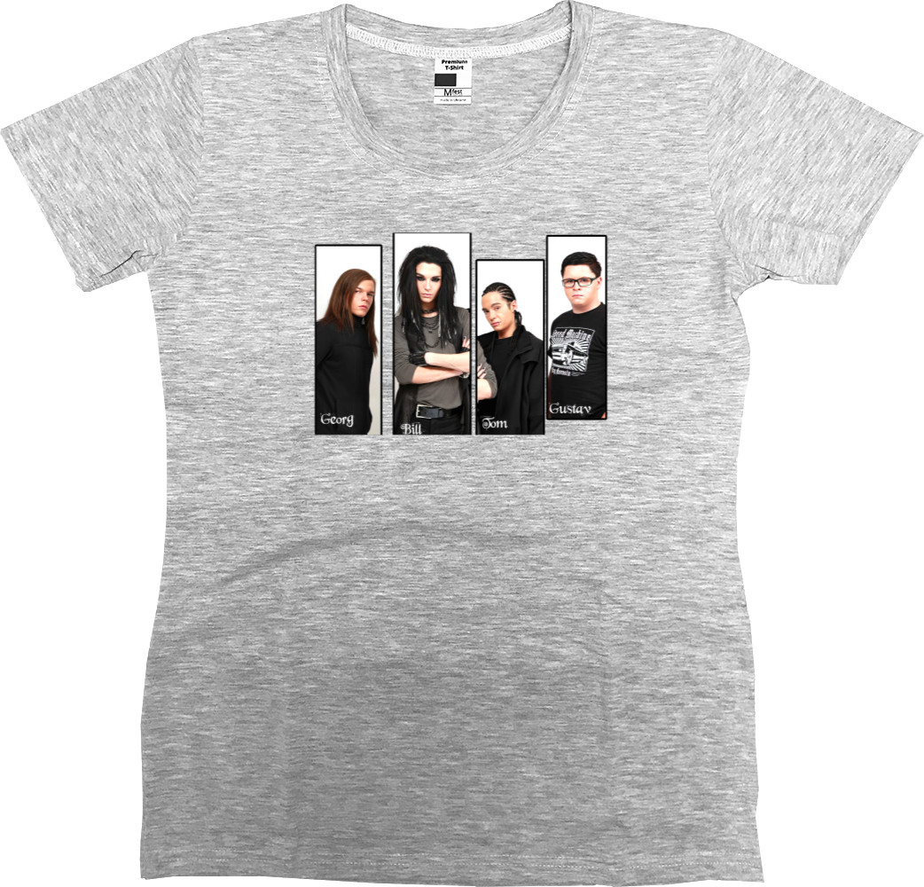 Women's Premium T-Shirt -  Tokio Hotel Rock band - Mfest