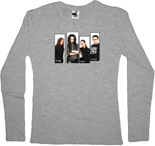 Women's Longsleeve Shirt -  Tokio Hotel Rock band - Mfest