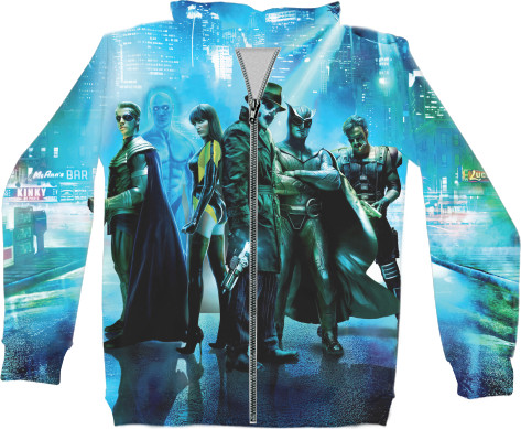 Kids' Zip-through Hoodie 3D - Watchmen 2 - Mfest