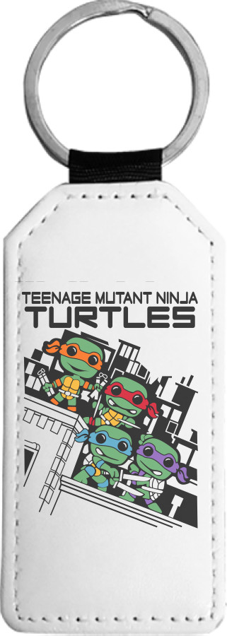 Rectangular Keychain - Teenage Mutant Ninja Turtles 10 - Mfest