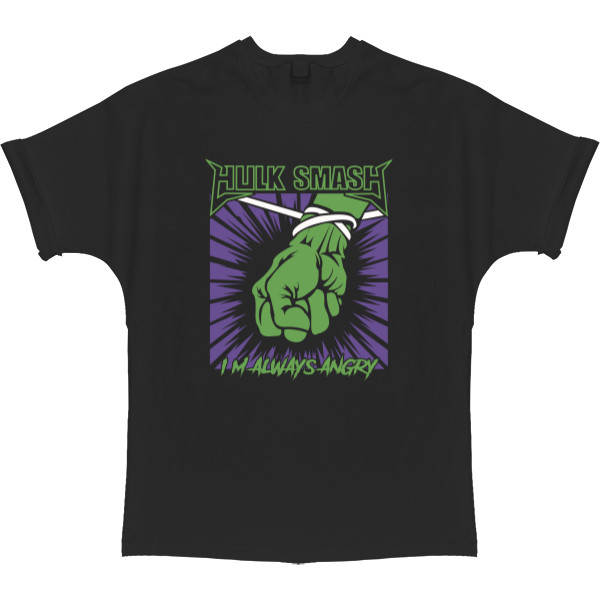 T-shirt Oversize - Hulk smash - Mfest