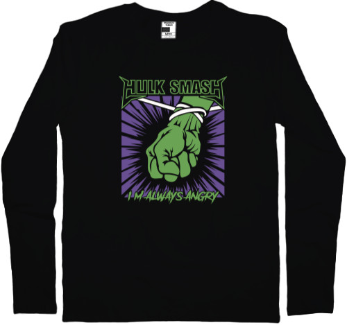 Men's Longsleeve Shirt - Hulk smash - Mfest