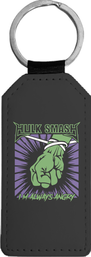 Rectangular Keychain - Hulk smash - Mfest