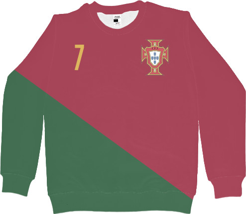 Men's Sweatshirt 3D - Ronaldo 7 Portugal - Mfest