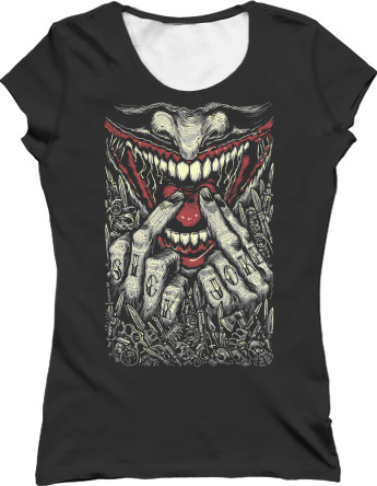 Women's T-Shirt 3D - The Joker is a sworn enemy - Mfest