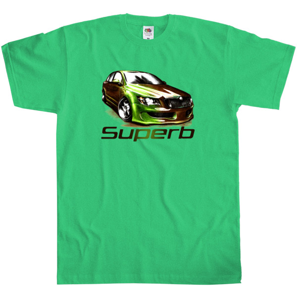 Men's T-Shirt Fruit of the loom - SKODA - LOGO 5 - Mfest