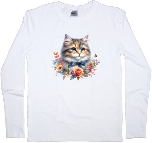 Men's Longsleeve Shirt - Cute cat - Mfest