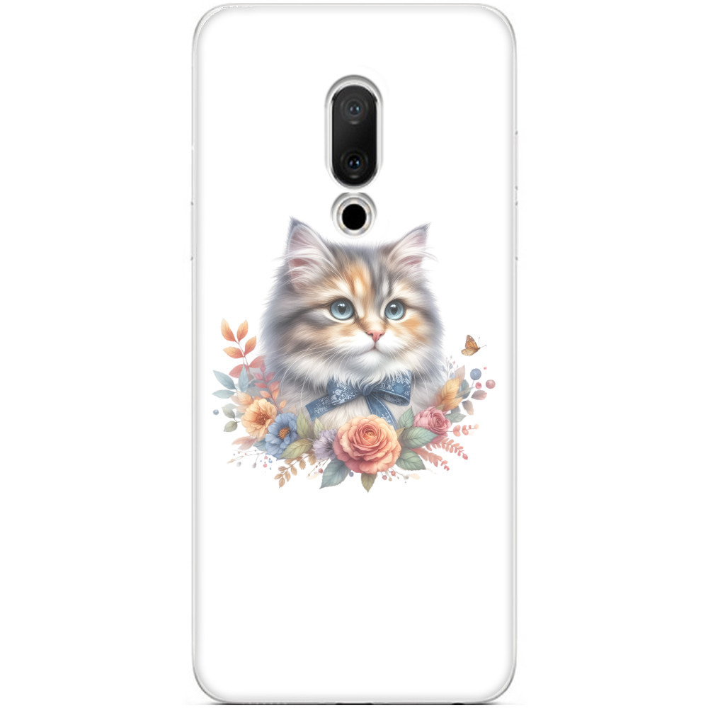 Чехол Meizu - Cute cat - Mfest