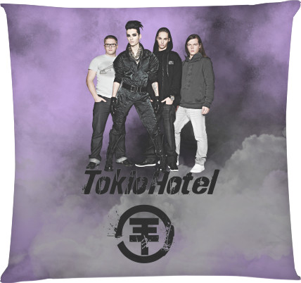 Square Throw Pillow - Tokio Hotel - Mfest