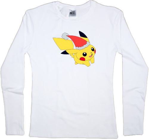 Women's Longsleeve Shirt - New Year's Pikachu - Mfest