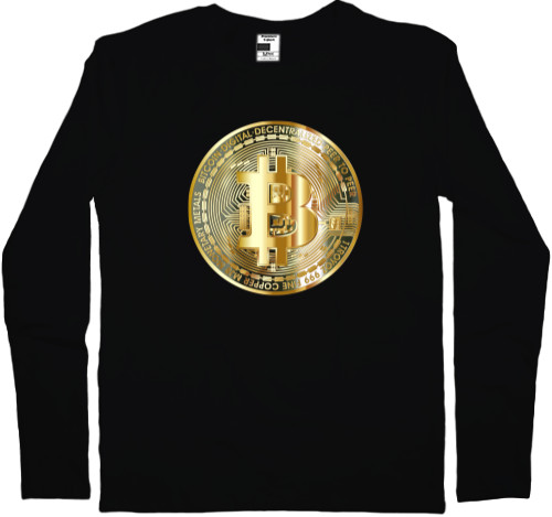 Kids' Longsleeve Shirt - Bitcoin 1 - Mfest