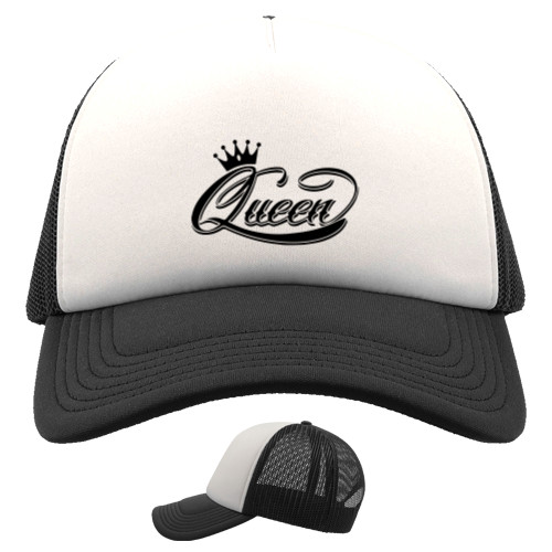 Kids' Trucker Cap - Queen 5 - Mfest