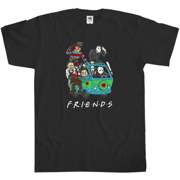 Men's T-Shirt Fruit of the loom - Horror friends - Mfest