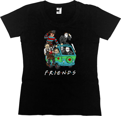 Women's Premium T-Shirt - Horror friends - Mfest