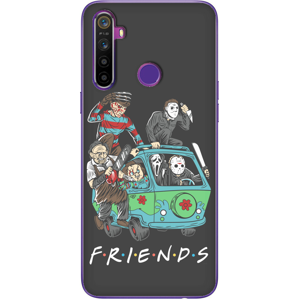 Чехол Realme - Horror friends - Mfest