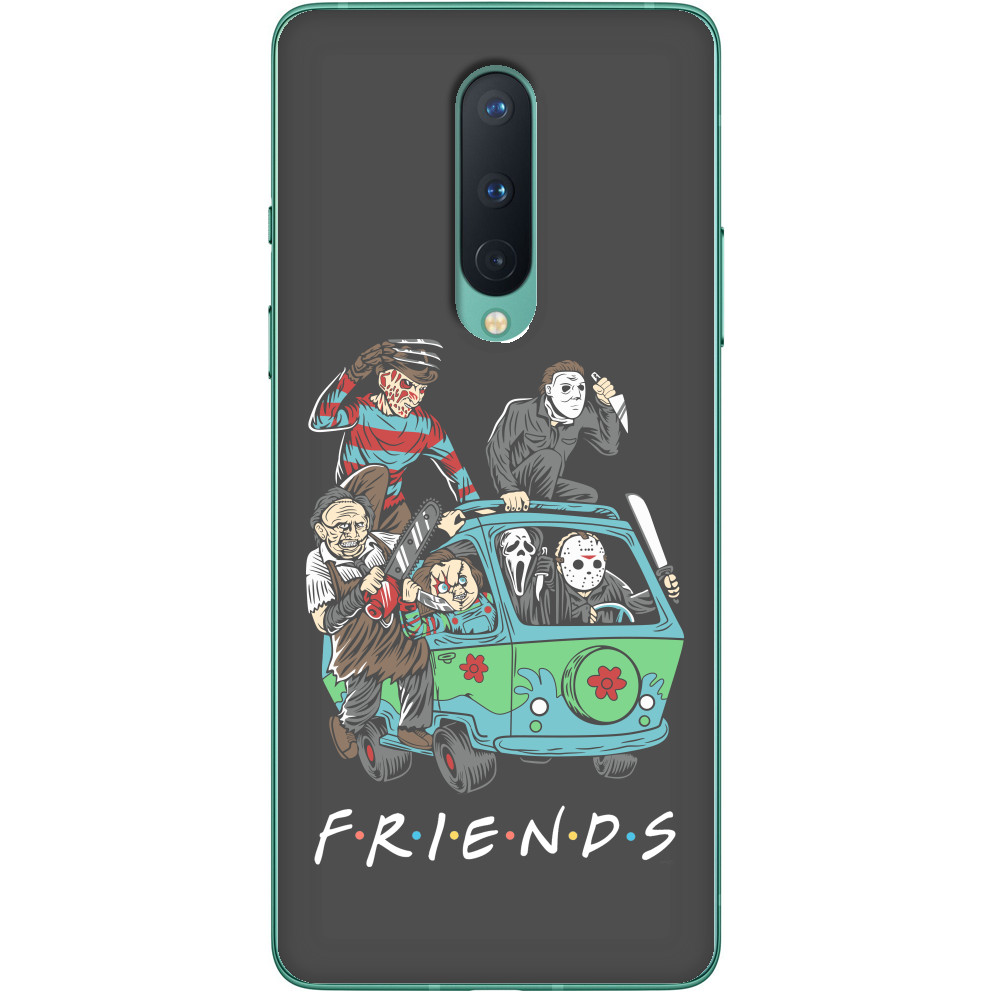 Чехол OnePlus - Horror friends - Mfest