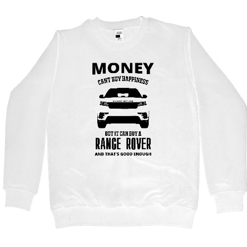 Свитшот Премиум Детский - Money cant buy happieness Range Rover - Mfest